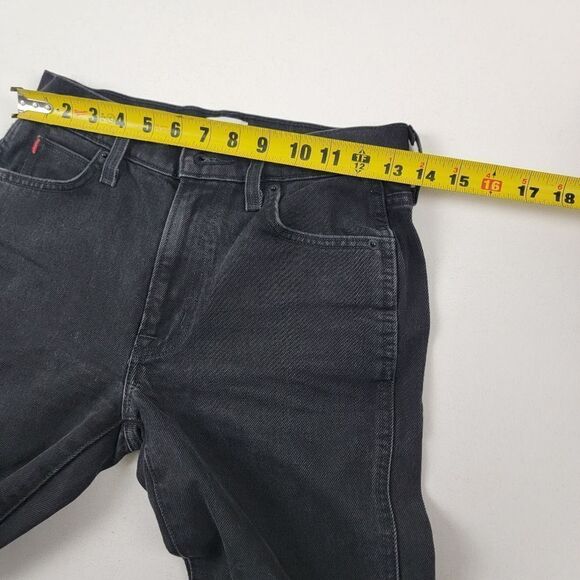 Sunday Best Aritzia High Rise Wide Leg Black Denim Jeans Womens Size 0 - Picture 14 of 16